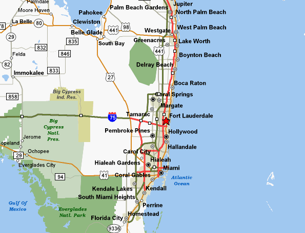 Ft Lauderdale Fl Maps