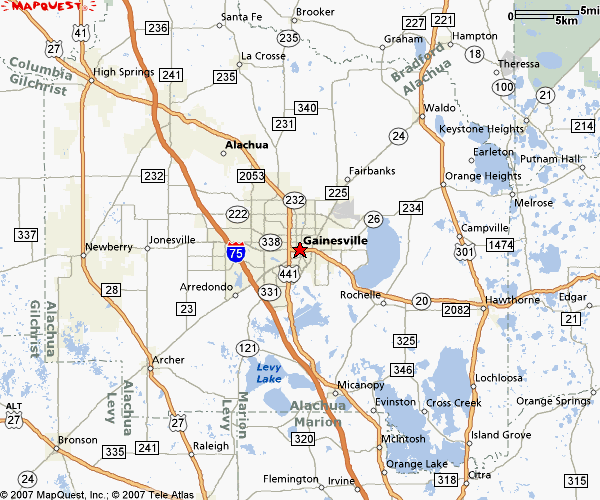 Gainesville Fl Maps