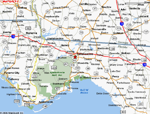 Tallahassee Florida Map